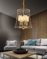  - Подвесная люстра Lumina Deco Berton LDP 8013-4 F.GD