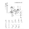 Подвесная люстра Lumien Hall Лавена LH0026/8H-CR - Подвесная люстра Lumien Hall Лавена LH0026/8H-CR