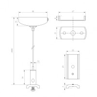  - Подвес MAG-HANG-ORIENT-L2000 (WH-SL) (Arlight, Металл)