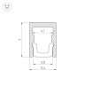 Профиль ARH-MICRO-0507-2000 ANOD (Arlight, Алюминий) - Профиль ARH-MICRO-0507-2000 ANOD (Arlight, Алюминий)