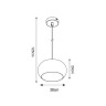 Подвесной светильник Zumaline Sillo P14120-1-D40 - Подвесной светильник Zumaline Sillo P14120-1-D40