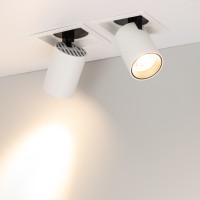  - Светильник LTD-PULL-S110x110-10W Warm3000 (WH, 24 deg, 230V) (Arlight, IP20 Металл, 5 лет)