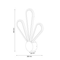 - Бра Lucia Tucci Miracoli W200.3 LED