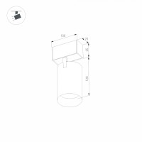  - Светильник MAG-SPOT-25-R120-12W Warm3000 (BK, 30 deg, 24V) (Arlight, IP20 Металл, 5 лет)