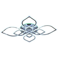  - Потолочная светодиодная люстра Profit Light 8078/4+4 CHR