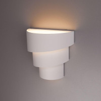  - Уличный настенный светодиодный светильник Elektrostandard 1535 Techno LED Helix белый 4690389116025