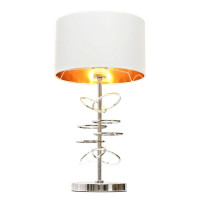  - Настольная лампа Lumina Deco Milari LDT 5530 CHR+WT