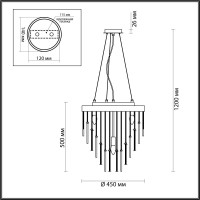  - Подвесная люстра Odeon Light Avista 4784/7