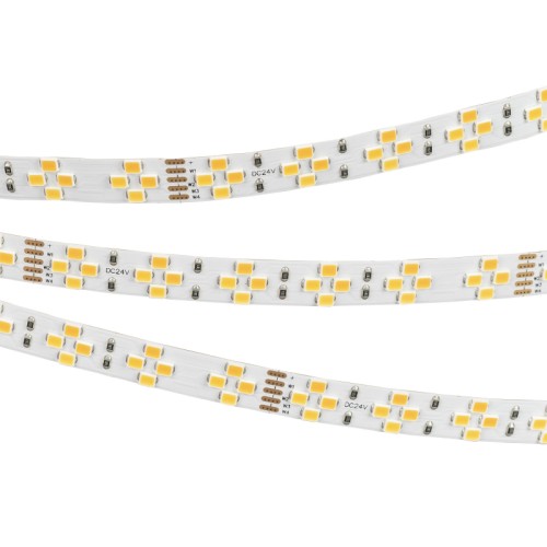 Лента RT-A240-10mm 24V Warm-MIX (20 W/m, IP20, 2835, 5m) (Arlight, Изменяемая ЦТ) 