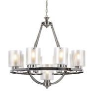  - Подвесная люстра Lumina Deco Santini LDP 1220-9 CHR+WT