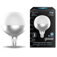 - Лампа светодиодная филаментная Gauss E27 9W 4100K белая 1014802209
