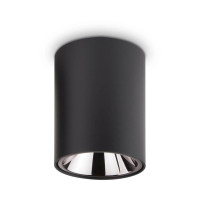  - Потолочный светодиодный светильник Ideal Lux Nitro 10W Round Nero 206004