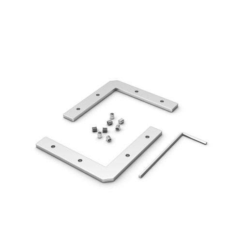 Соединитель профиля SL-LINIA32-FANTOM-90 Set (Arlight, Металл) Угловой коннектор для соединения 2-х отрезков профиля SL-LINIA32-FANTOM. Устанавливается в паз. В комплекте: соединитель - 2 шт., винт - 8 шт., шестигранный ключ - 2 шт. Цена за 1 комплект.