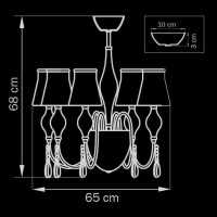  - Подвесная люстра Lightstar Escica 806050