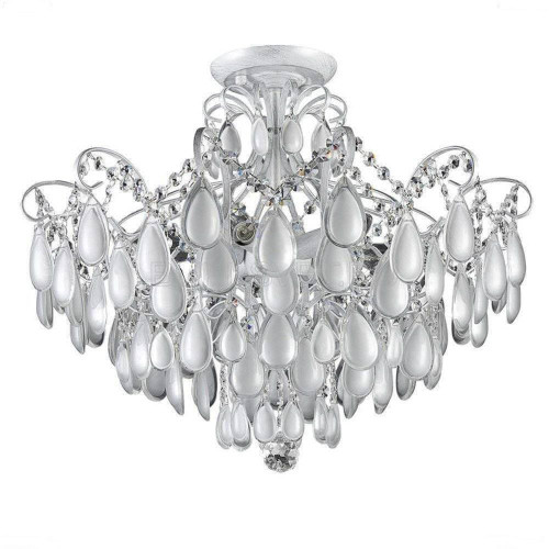 Потолочная люстра Crystal Lux Sevilia PL6 Silver 