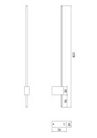  - Настенный светильник (бра) Technical C070WL-L6GB3K