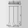 Подвесной светильник Zumaline Champagne MD2101B-3W - Подвесной светильник Zumaline Champagne MD2101B-3W
