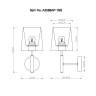 Бра Arte Lamp Rodos A2589AP-1SS - Бра Arte Lamp Rodos A2589AP-1SS