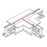 Коннектор T-образный правый 2 Nowodvorski Ctls Power 8681 - Коннектор T-образный правый 2 Nowodvorski Ctls Power 8681