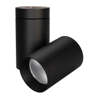  - Светильник SP-POLO-SURFACE-TURN-R85-15W White5000 (BK-BK, 40 deg) (Arlight, IP20 Металл, 3 года)