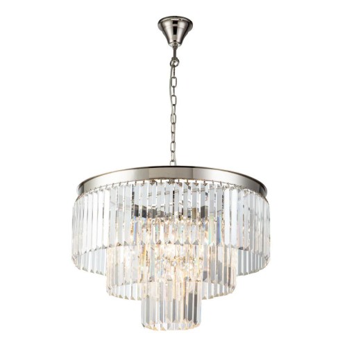 Подвесная люстра iLamp Triumph 7383/8P Nickel 