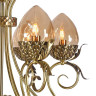 Подвесная люстра Lumien Hall Оливи 3304/6H-ABPAB-AM - Подвесная люстра Lumien Hall Оливи 3304/6H-ABPAB-AM