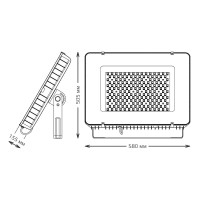 - Прожектор светодиодный Gauss Qplus 400W 6500К 690511400L
