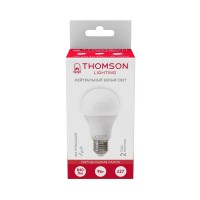  - Лампа светодиодная Thomson E27 9W 4000K груша матовая TH-B2004