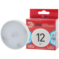  - Лампа светодиодная ЭРА GX53 12W 4000K матовая LED GX-12W-840-GX53 R Б0048013
