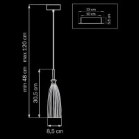  - Подвесной светильник Lightstar Simple Light 810 810010