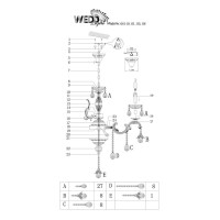  - Подвесная люстра Wedo Light Мюрайол 66149.01.05.08