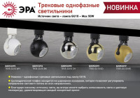 - Трековый светильник ЭРА TR35-GU10 MG Б0053297