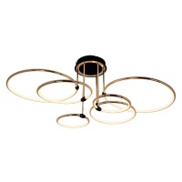  - Потолочный cветильник LED4U L3301-6 GD-BK