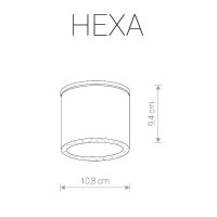  - Уличный светильник Nowodvorski Hexa 9565