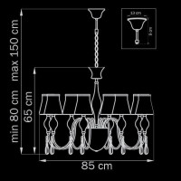  - Подвесная люстра Lightstar Escica 806080