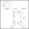 Настенный светильник Odeon Light Flower 4681/2WA - Настенный светильник Odeon Light Flower 4681/2WA