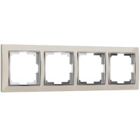  - Рамка Werkel Snabb на 4 поста слоновая кость WL03-Frame-04-ivory 4690389046339