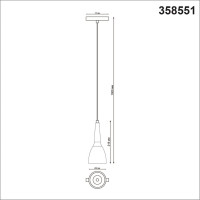 Трековый светодиодный светильник Novotech Flum 358551 - Трековый светодиодный светильник Novotech Flum 358551