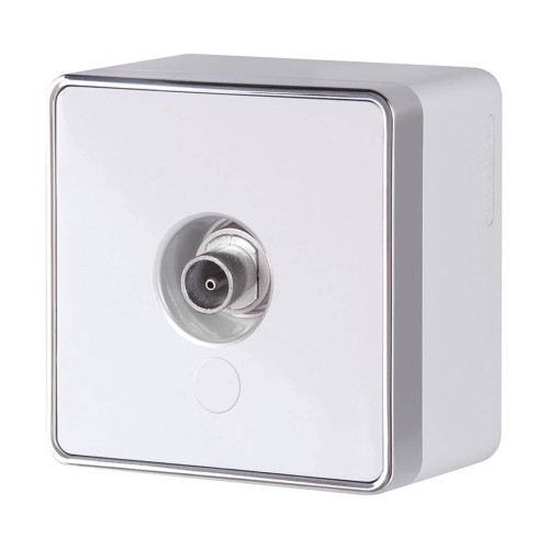 ТВ-розетка Werkel Gallant оконечная белая W5083001 4690389164712 