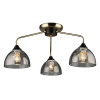  - Потолочная люстра IMEX MD.3826-3-S AB+BK