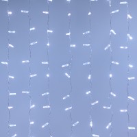  - Светодиодная гирлянда ARD-CURTAIN-CLASSIC-2000x9000-CLEAR-2200LED White (230V, 120W) (Ardecoled, IP65)