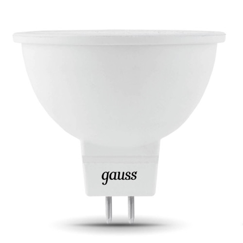 Лампа светодиодная Gauss GU5.3 9W 3000K матовая 101505109 