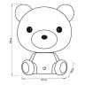 Настольная лампа Lucide Dodo Bear 71590/03/31 - Настольная лампа Lucide Dodo Bear 71590/03/31