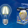 Лампа светодиодная филаментная Uniel E27 7W 3000K прозрачная LED-A60-7W/WW/E27/CL/MB GLM10TR UL-00002366 - Лампа светодиодная филаментная Uniel E27 7W 3000K прозрачная LED-A60-7W/WW/E27/CL/MB GLM10TR UL-00002366