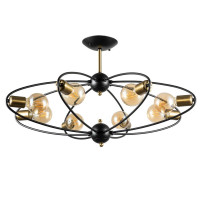  - Потолочная люстра Arte Lamp Glasgow A1963PL-8BK