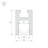 Профиль ARH-MICRO-0610-2000 ANOD (Arlight, Алюминий) - Профиль ARH-MICRO-0610-2000 ANOD (Arlight, Алюминий)