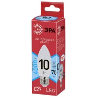  - Лампа светодиодная ЭРА E27 10W 4000K матовая LED B35-10W-840-E27 R Б0050696