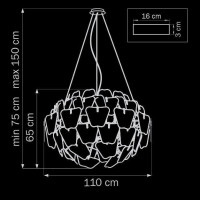  - Подвесная люстра Lightstar Planaria 808030