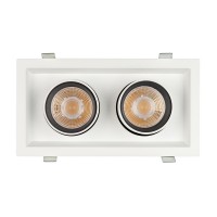 - Светильник LTD-PULL-S110x210-2x10W Warm3000 (WH, 24 deg, 230V) (Arlight, IP20 Металл, 5 лет)