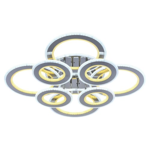 Потолочная светодиодная люстра Profit Light 8005/4+4 CHR 